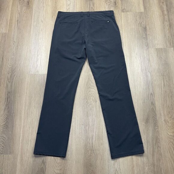 TravisMathew Pants Mens 36 Black Performance Stretch Golf Casual Nylon Spandex - Picture 5 of 10